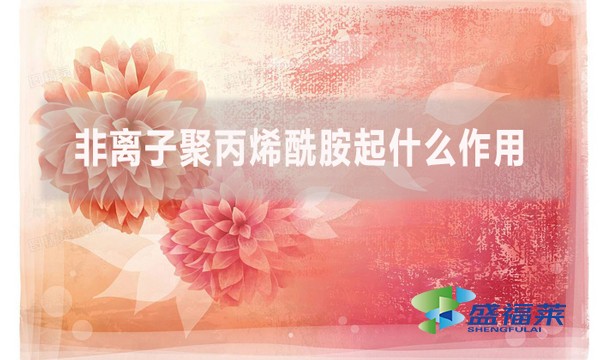 非離子聚丙烯酰胺起什么作用？在什么情況下用到？