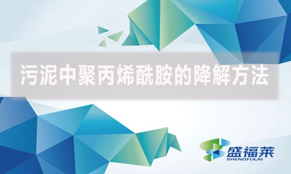 污泥中聚丙烯酰胺的降解方法,以下幾種可以參考。