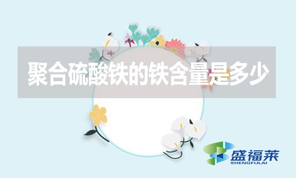 聚合硫酸鐵的鐵含量是多少？